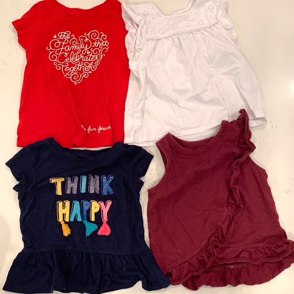 2t Girls shirt lot